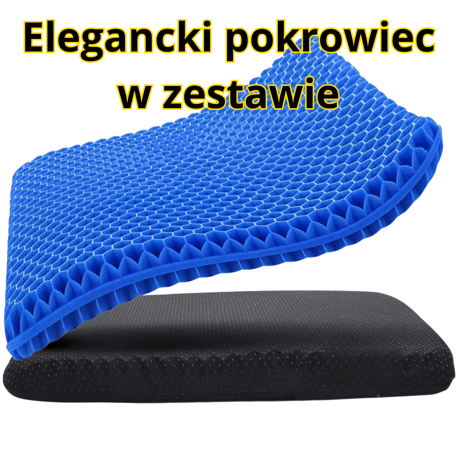 🪑 Poduszka żelowa SilkMat do siedzenia – Komfort, który czuć od razu! 🪑